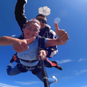 Baptême de saut en parachute en tandem avec reportage PHOTO